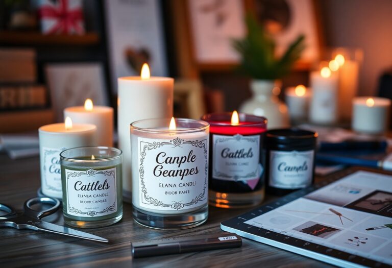 How to create and design candle labels for branding and gifting.