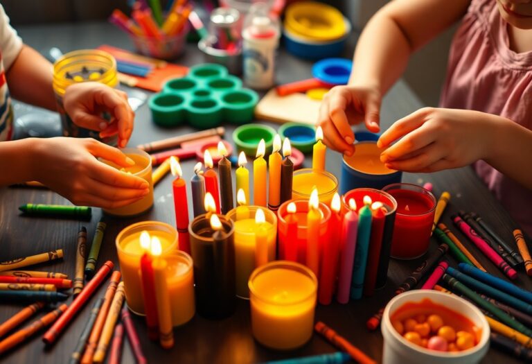 Color Your World – How To Make DIY Crayon Candles With Kids