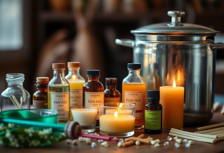 Fragrance oils vs. essential oils and how to incorporate them into candles.