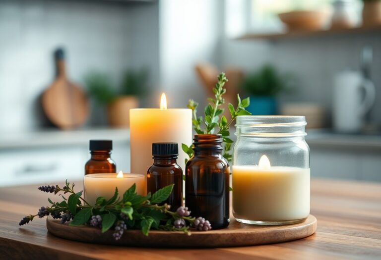 how to make candle essential oils