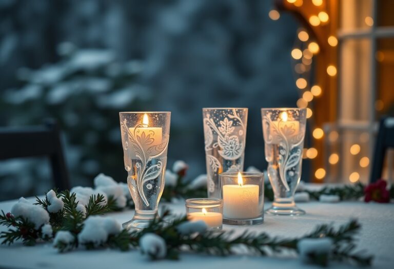 how to make ice candle holders