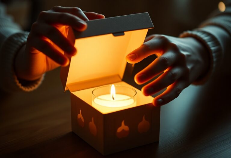 how to open illume candles