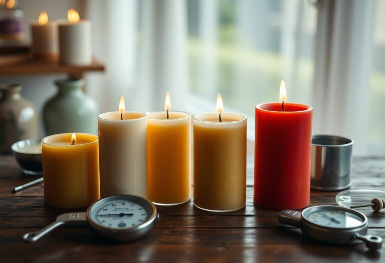 A guide to the different melting points of waxes and their effects on candle performance.