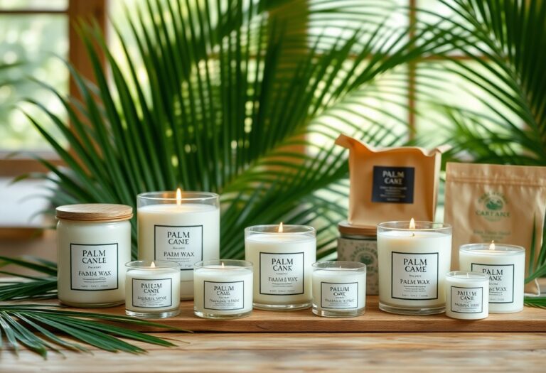 What are palm wax candles, and are they sustainable?