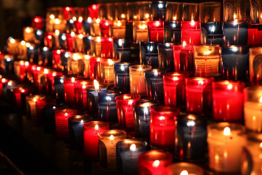 Photo Colorful candles