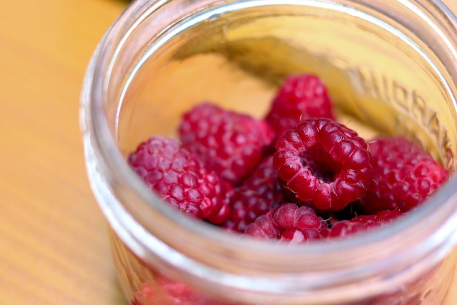 Photo Glass jar