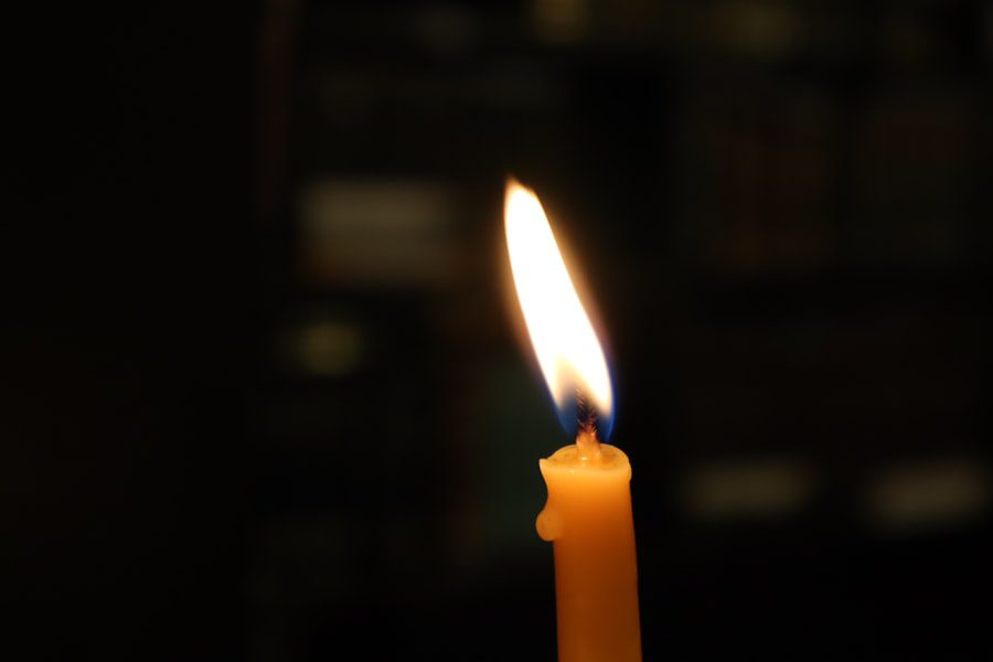 Photo Beeswax candle