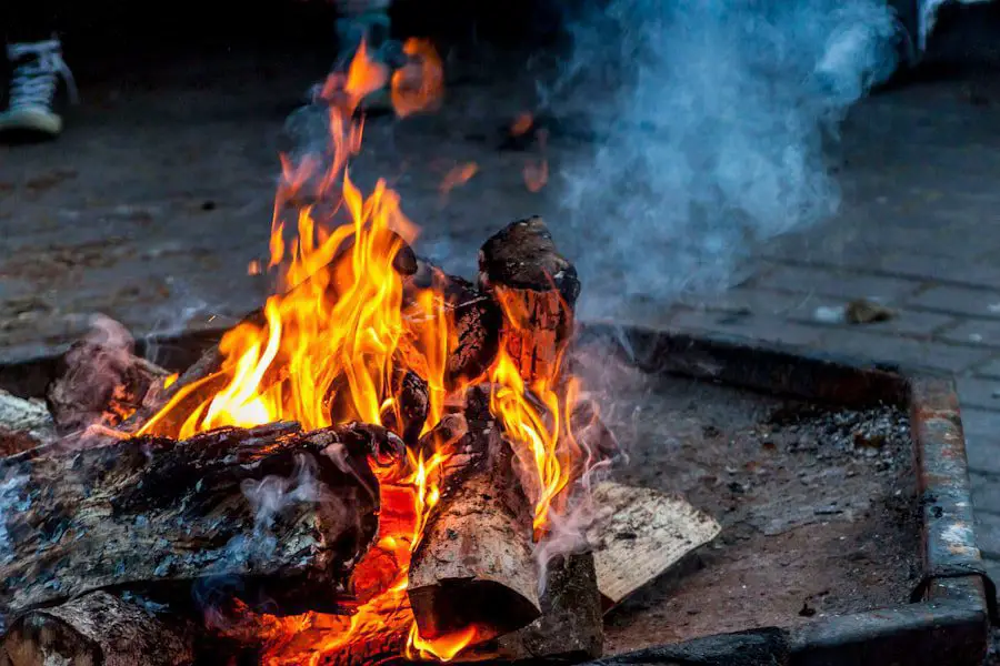 Photo Crackling flame