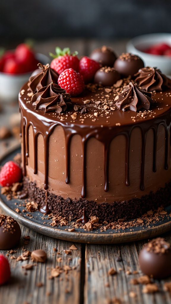 Chocolate Cake Decorating Techniques