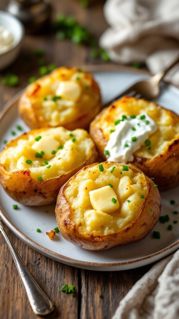 Perfectly Fluffy Instant Pot Baked Potatoes