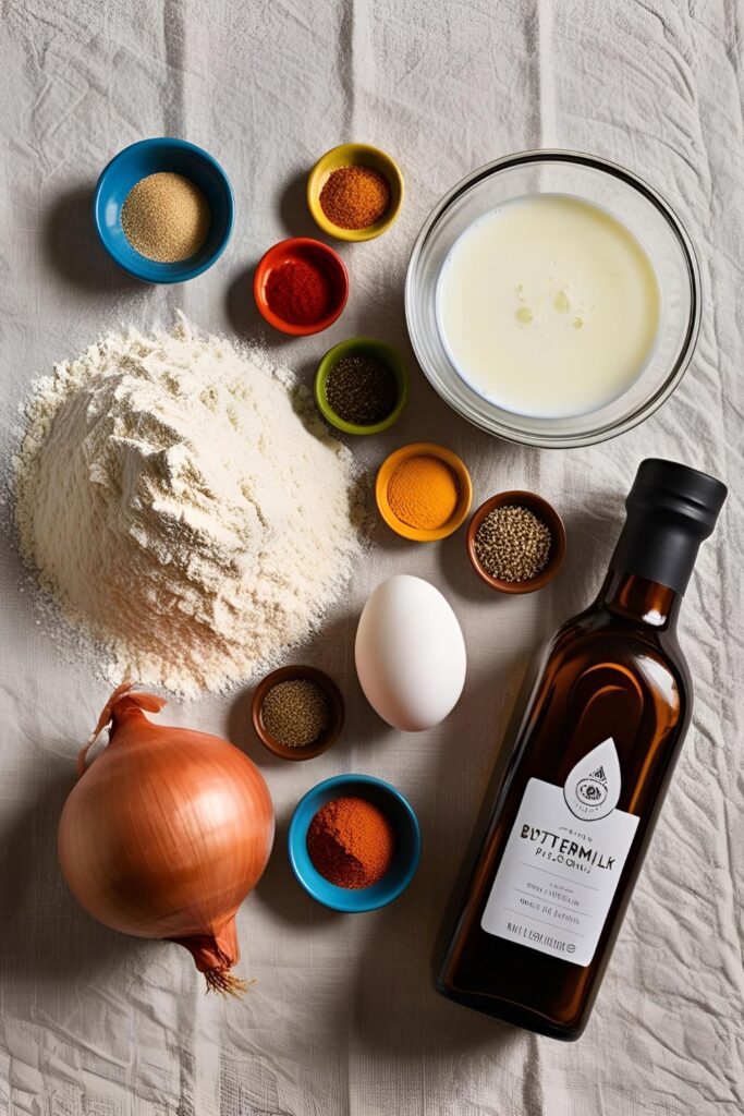 Step-by-step process of making a Blooming Onion, from slicing to frying.