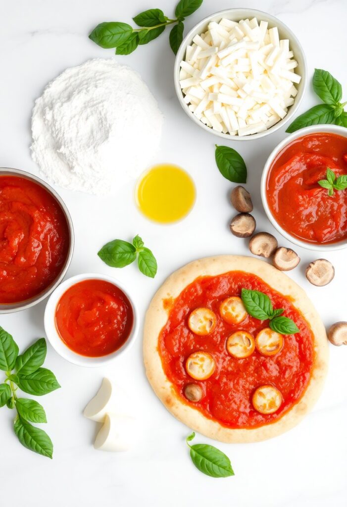 Golden homemade pizza with stretchy cheese and crispy crust, perfect for homemade pizza night recipes.