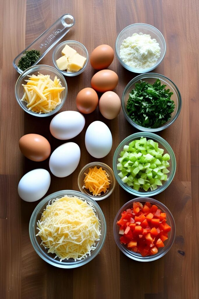 A vibrant omelette showcasing colorful vegetables and herbs, ready to be enjoyed.