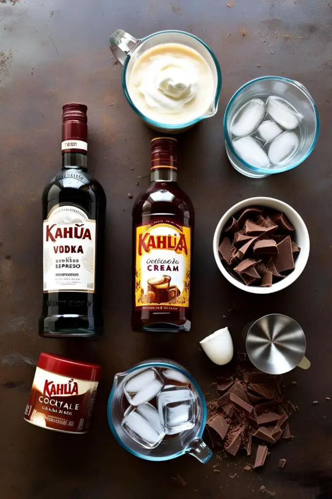 Rich espresso martini in a glass with shaved chocolate garnish