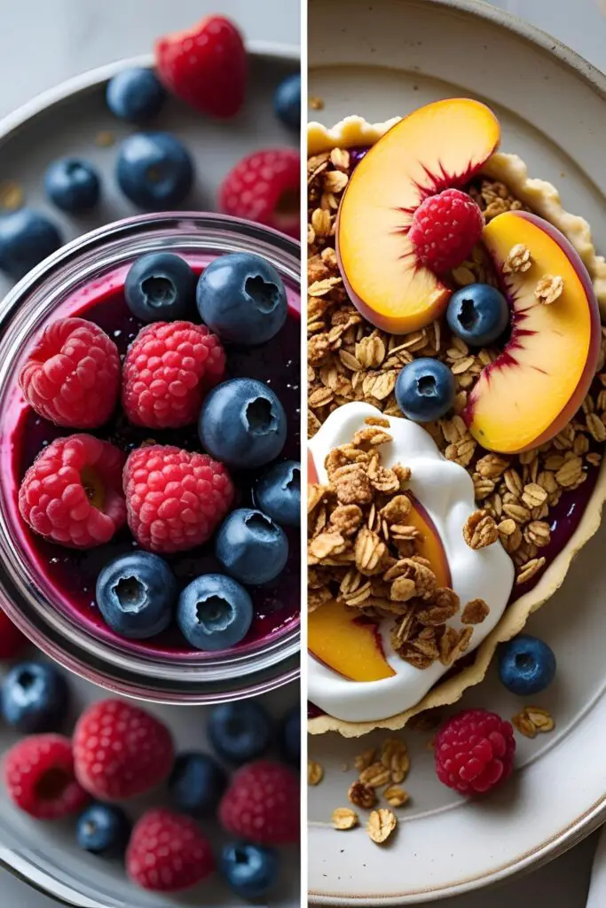 Deconstructed tart layers with mascarpone, fresh fruit, and crunchy toppings for a show-stopping no-bake dessert.