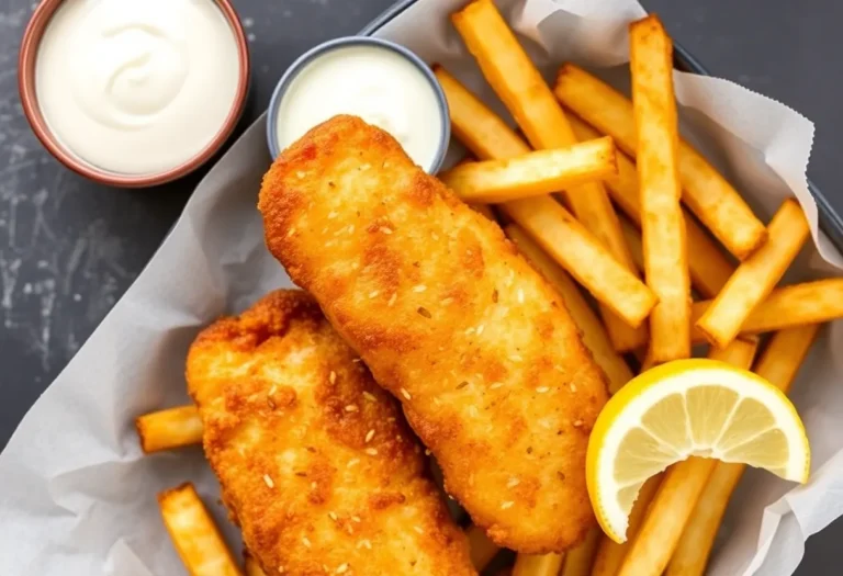 Air Fryer Fish and Chips: Crispy, Easy, and No Grease Splatters