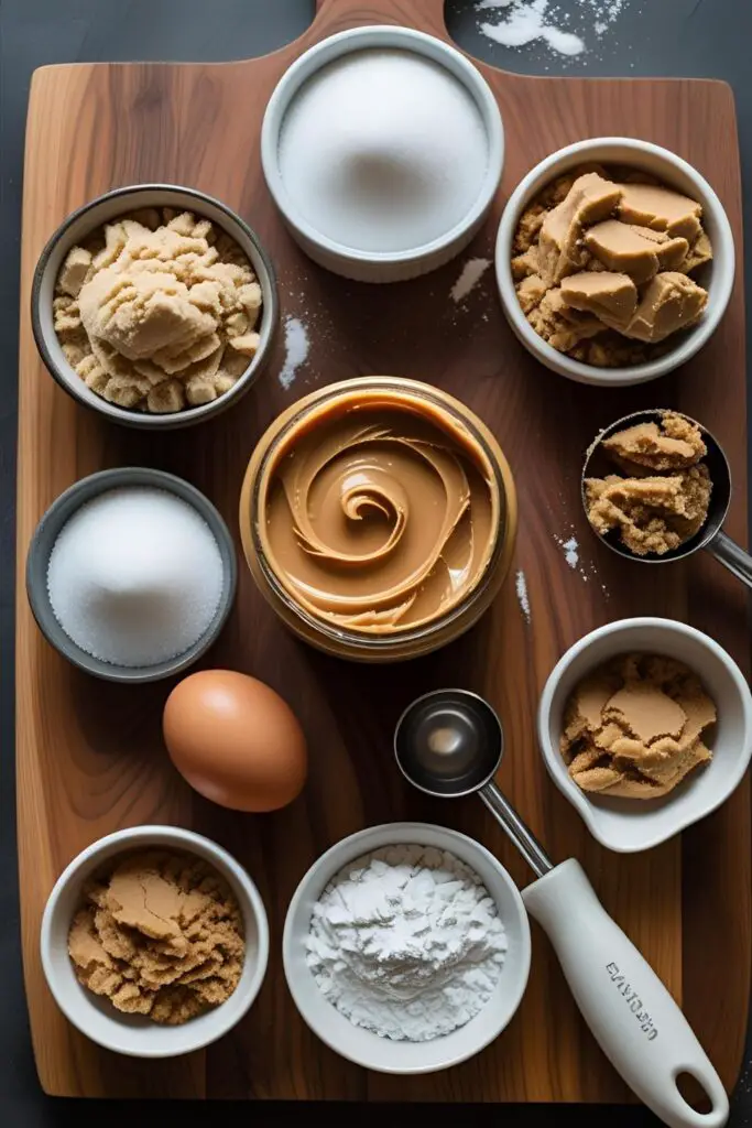 Plate of freshly baked peanut butter cookies with fork marks.