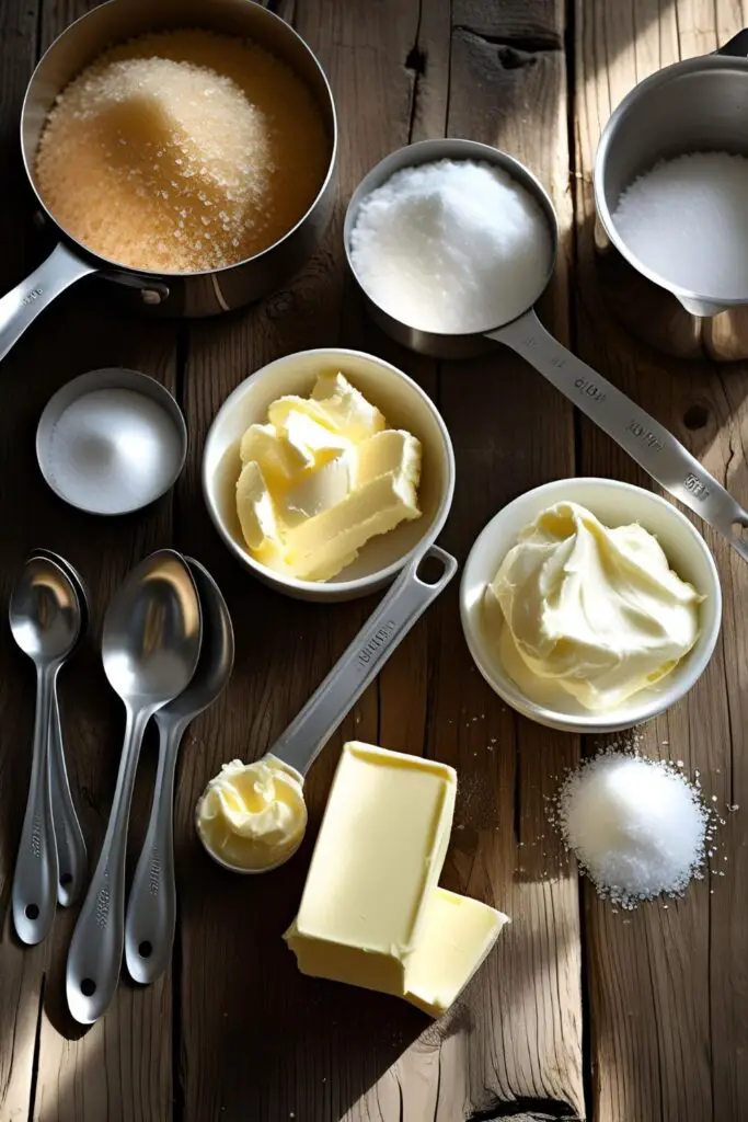 Drizzling salted caramel over a scoop of vanilla ice cream.