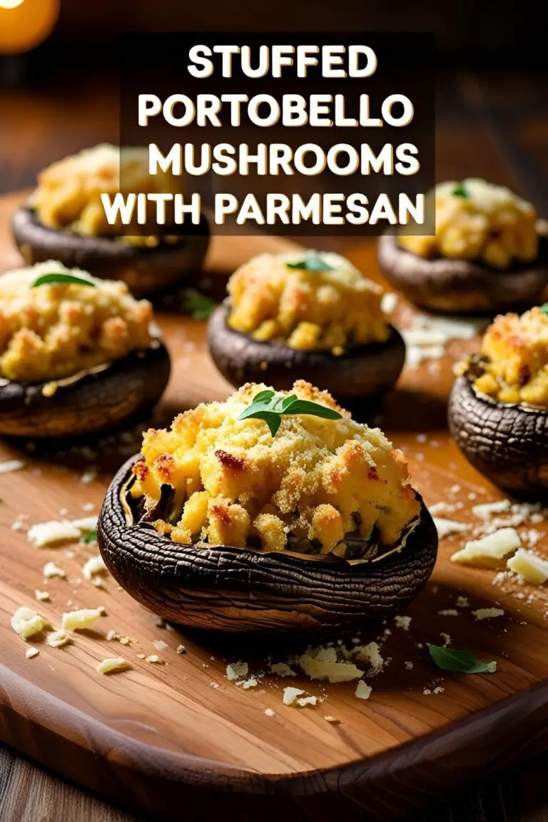 Stuffed Portobello Mushrooms with Parmesan – The Fancy But Lazy Way to Wow