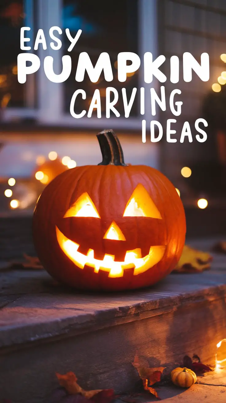 EASY PUMPKIN CARVING IDEAS