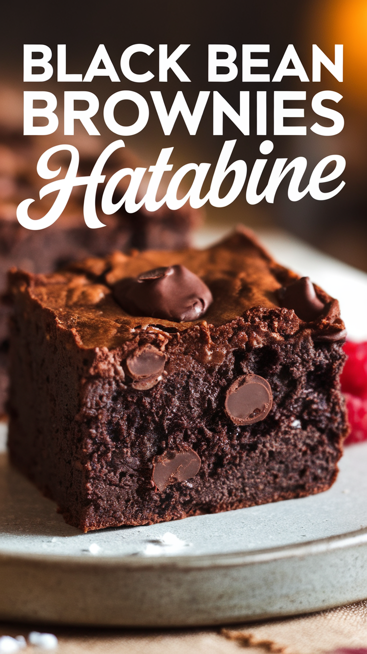 BLACK BEAN BROWNIES HEALTHY