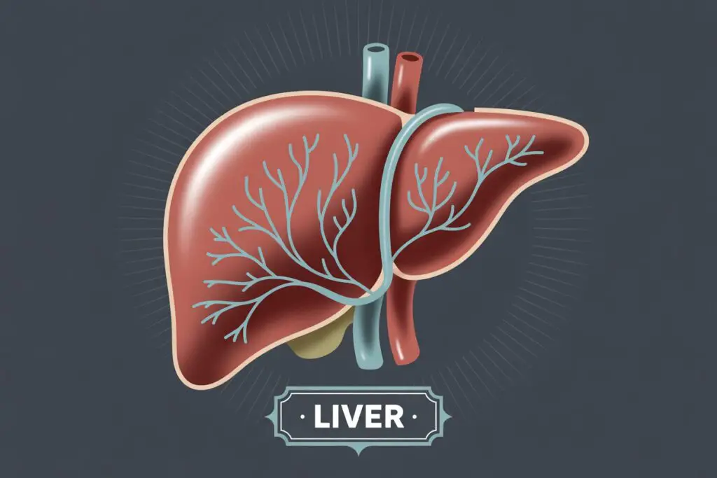 Human liver detoxification system